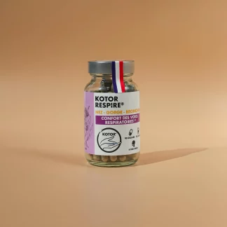Kotor Pharma Respire Complexe de plantes aromatiques et d’huile essentielle pour le confort des voies respiratoires, du nez, de la gorge et des bronches